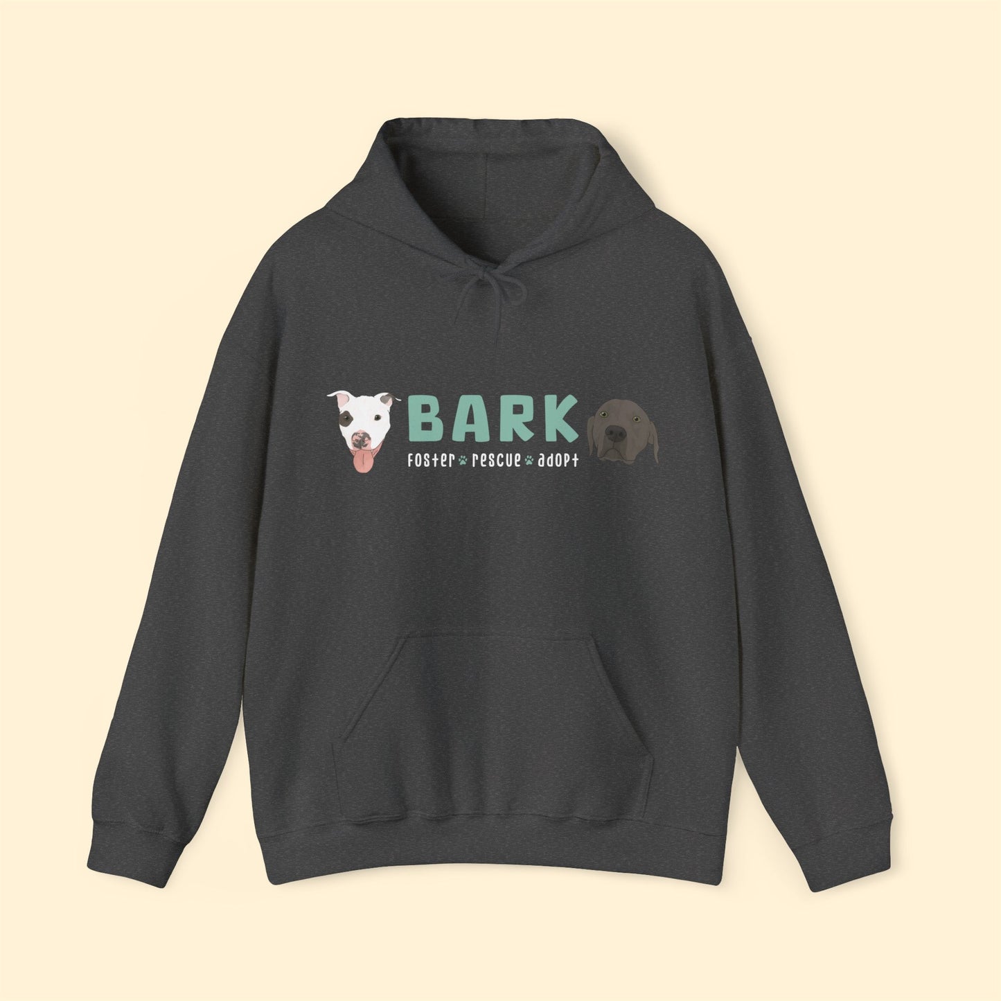 B.A.R.K. | FUNDRAISER | Hooded Sweatshirt - Detezi Designs-22091106172642178326