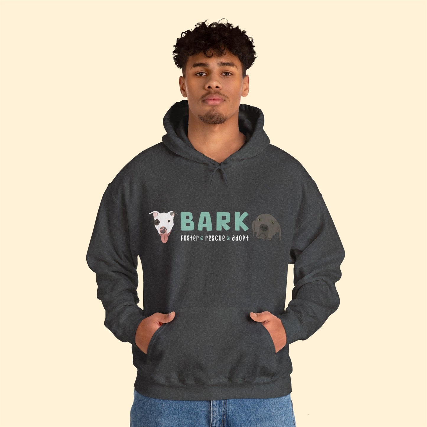 B.A.R.K. | FUNDRAISER | Hooded Sweatshirt - Detezi Designs-24624647893356229429