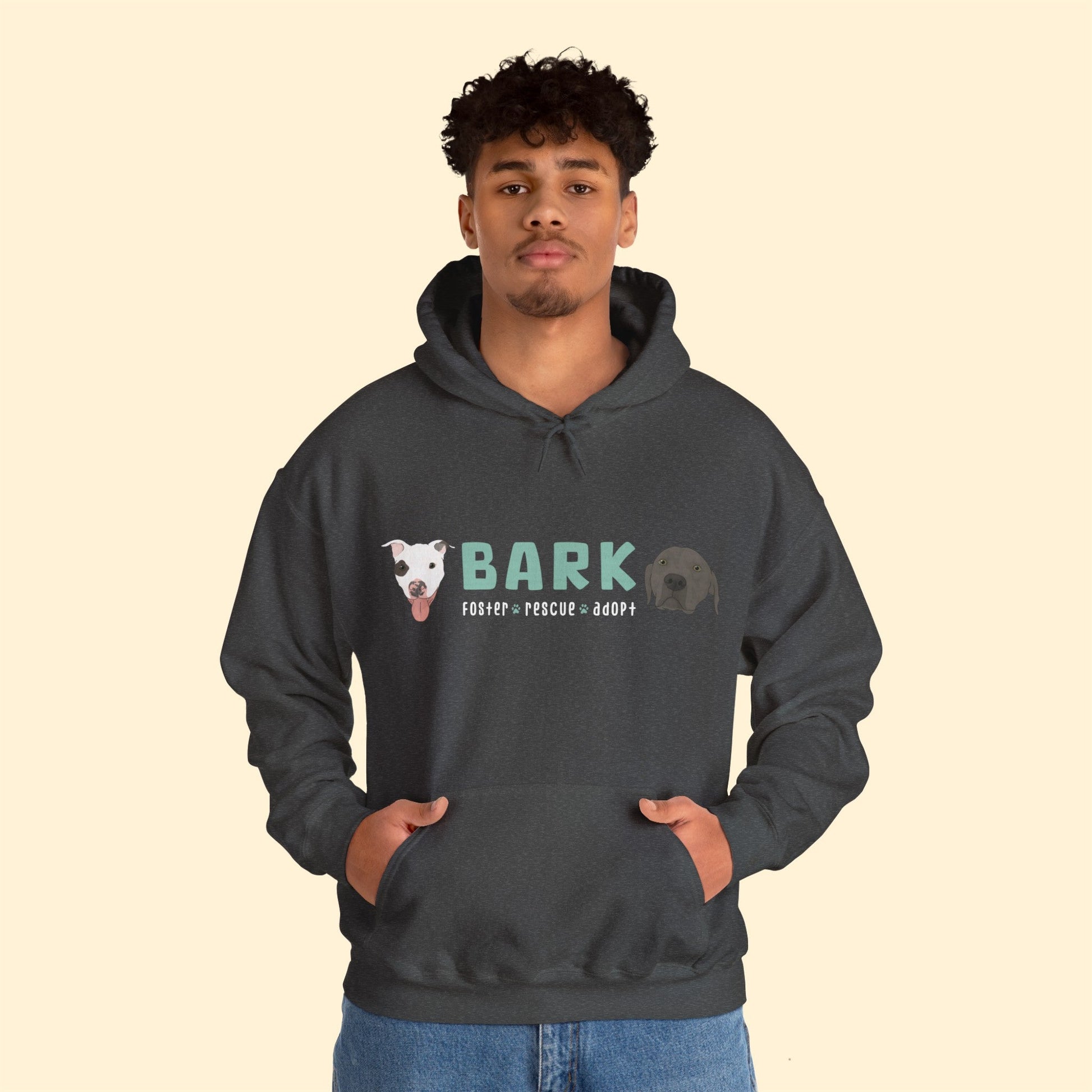 B.A.R.K. | FUNDRAISER | Hooded Sweatshirt - Detezi Designs-24624647893356229429