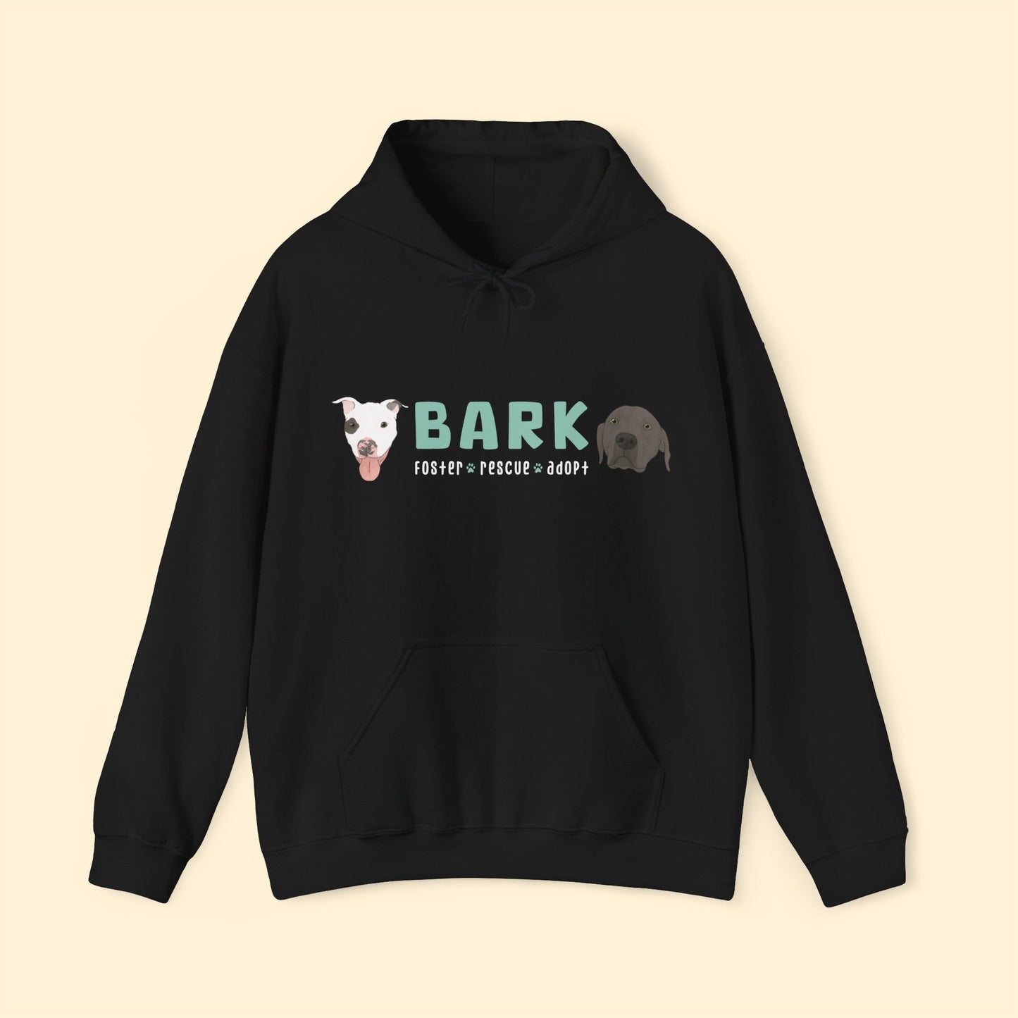 B.A.R.K. | FUNDRAISER | Hooded Sweatshirt - Detezi Designs-51609483738418159504