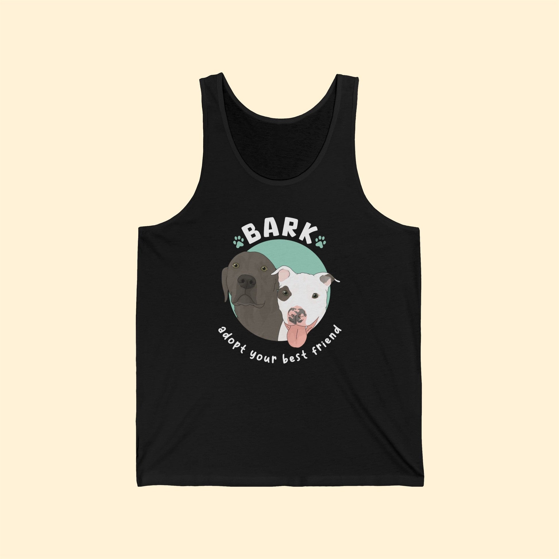 B.A.R.K. | FUNDRAISER | Unisex Jersey Tank - Detezi Designs-12835534957193755345