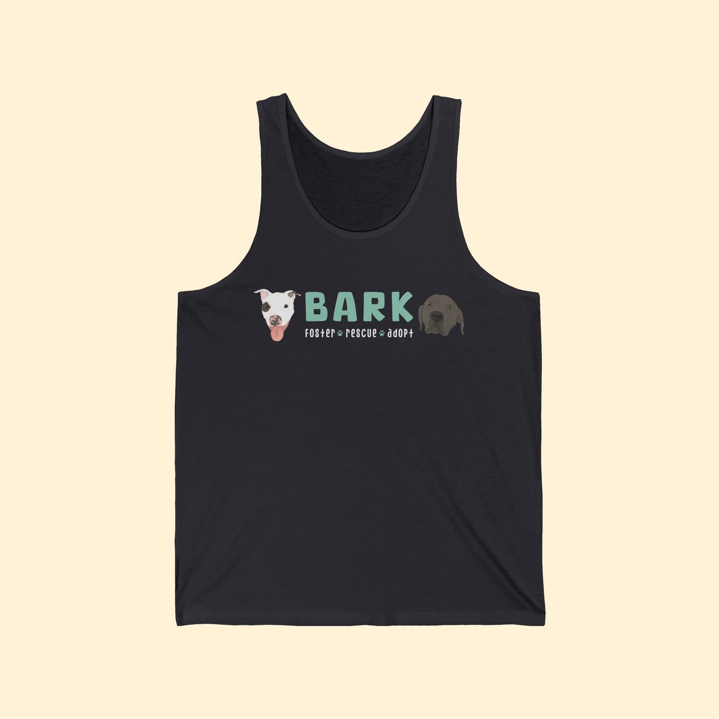 B.A.R.K. | FUNDRAISER | Unisex Jersey Tank - Detezi Designs-16414703339109745497