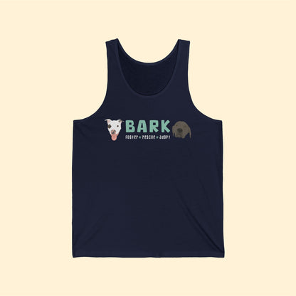 B.A.R.K. | FUNDRAISER | Unisex Jersey Tank - Detezi Designs-26472419071751703905