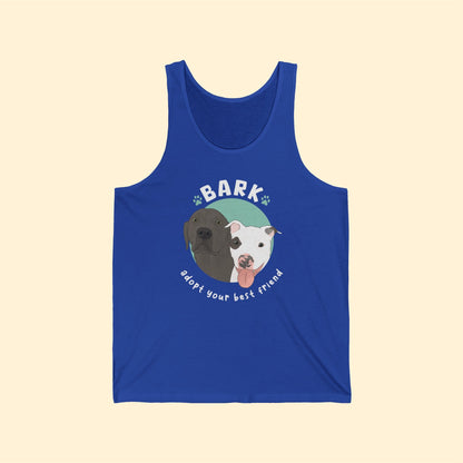 B.A.R.K. | FUNDRAISER | Unisex Jersey Tank - Detezi Designs-30445374807671859267