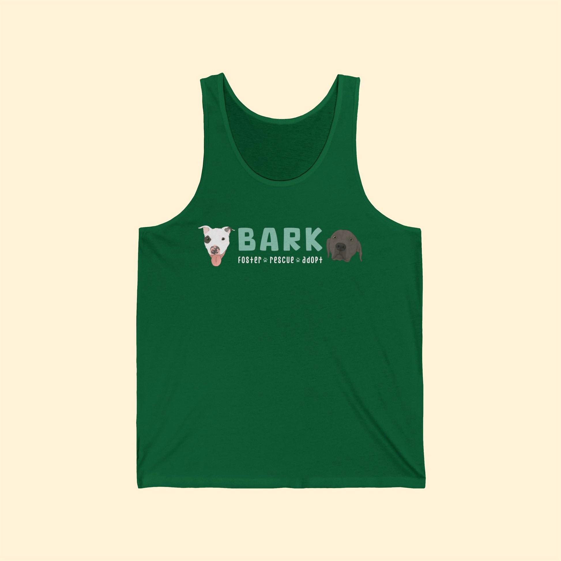 B.A.R.K. | FUNDRAISER | Unisex Jersey Tank - Detezi Designs-31885926252871513739