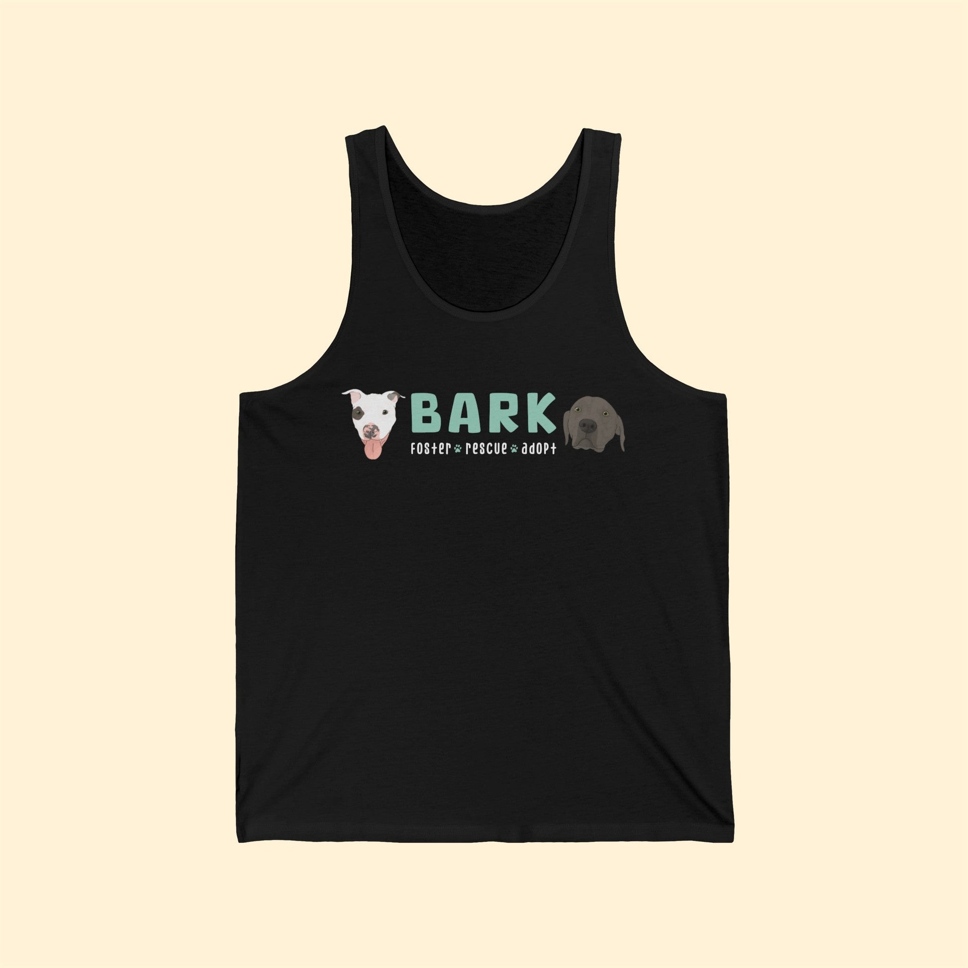 B.A.R.K. | FUNDRAISER | Unisex Jersey Tank - Detezi Designs-40498861324766276566