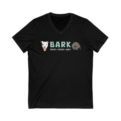 B.A.R.K. | FUNDRAISER | Unisex V-Neck Tee - Detezi Designs-63414183859461014408