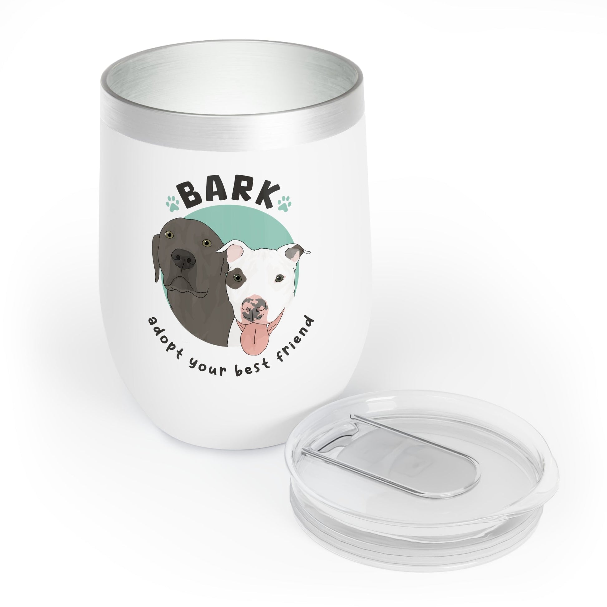 B.A.R.K. | FUNDRAISER | Wine Tumbler - Detezi Designs-15861505019515470744