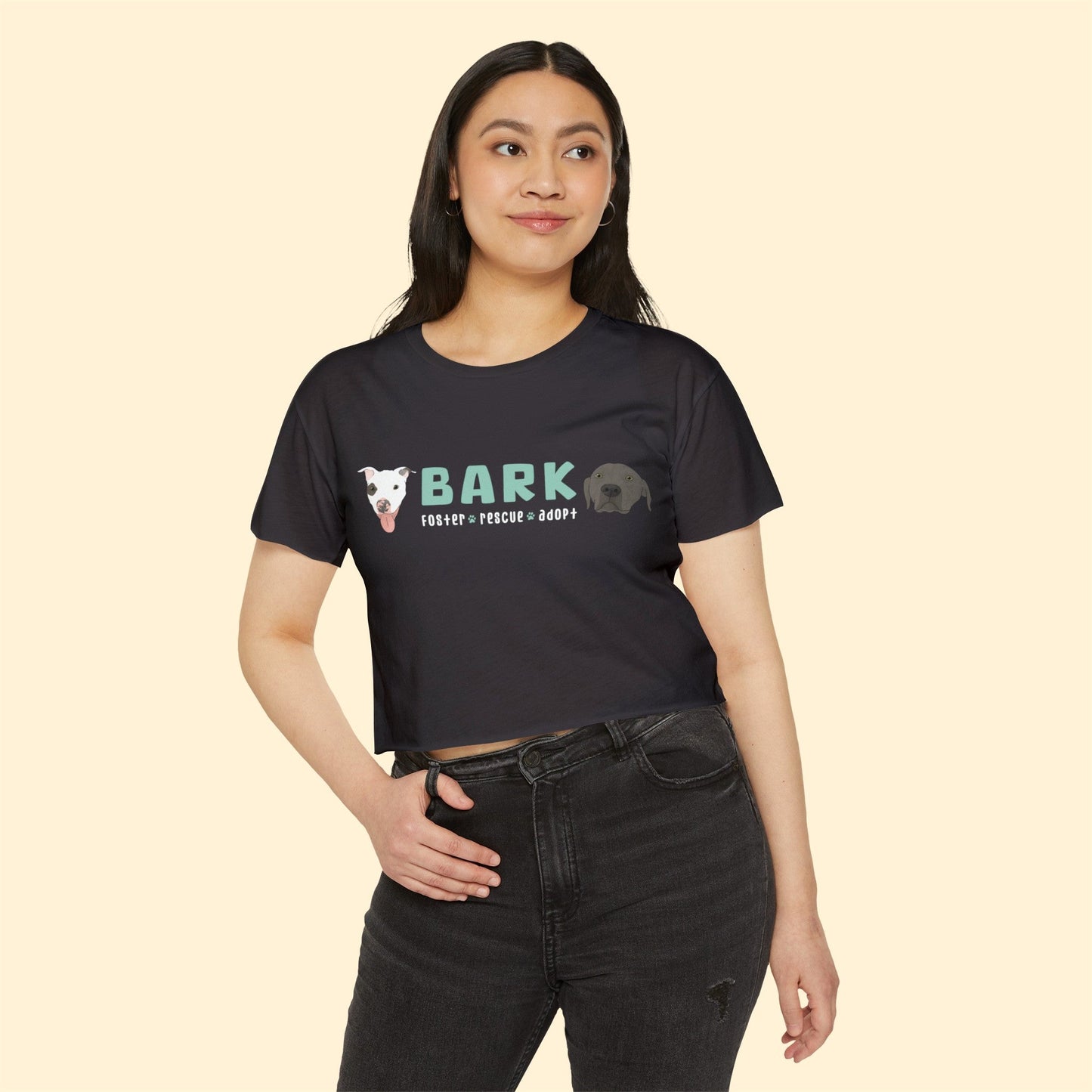 B.A.R.K. | FUNDRAISER | Women's Festival Crop Top - Detezi Designs-17980080324302310154