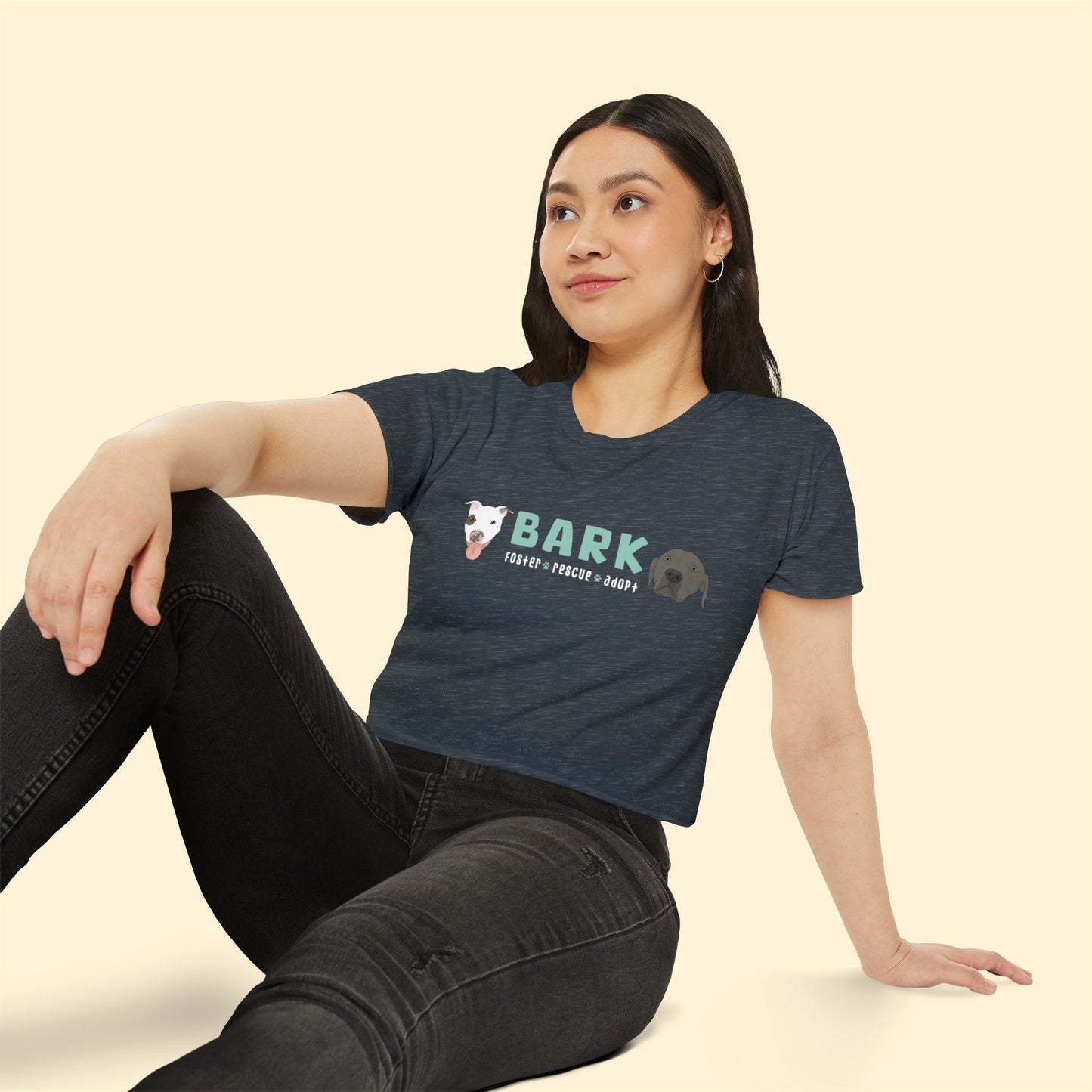 B.A.R.K. | FUNDRAISER | Women's Festival Crop Top - Detezi Designs-17980080324302310154