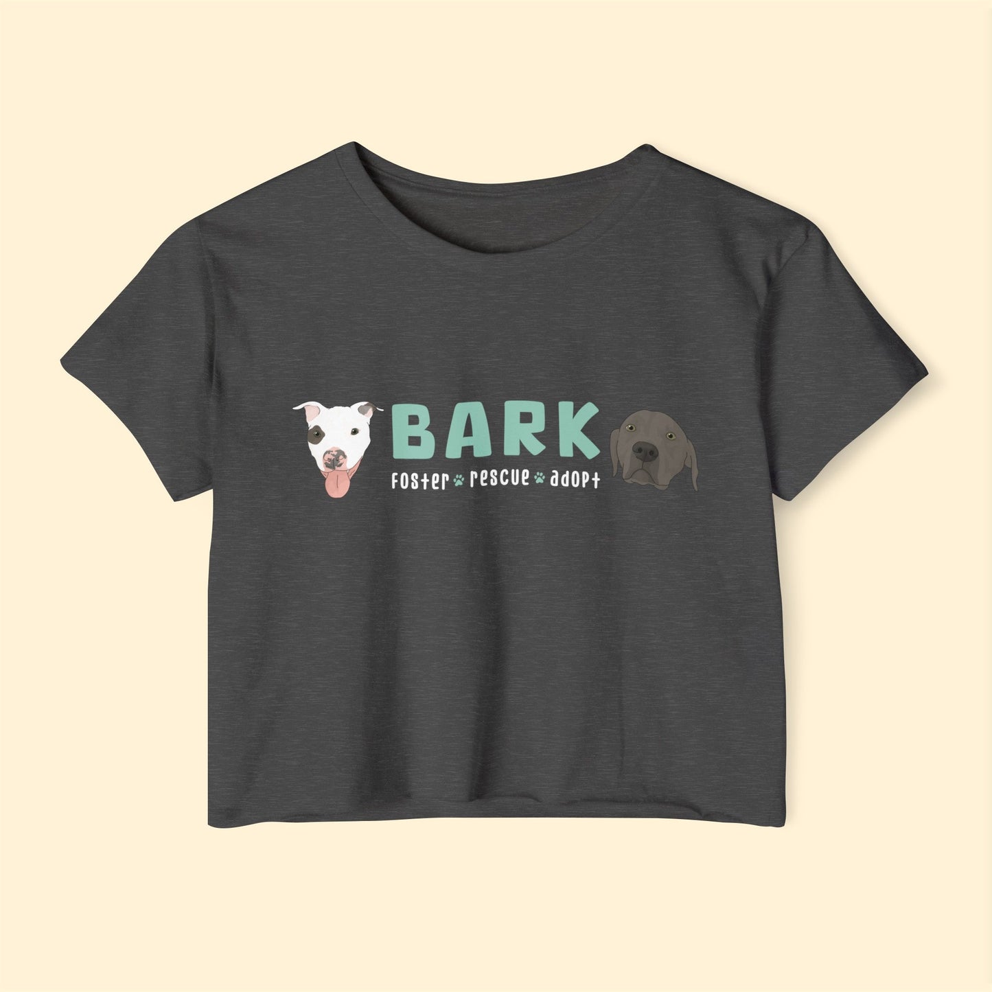 B.A.R.K. | FUNDRAISER | Women's Festival Crop Top - Detezi Designs-22846517900253165559