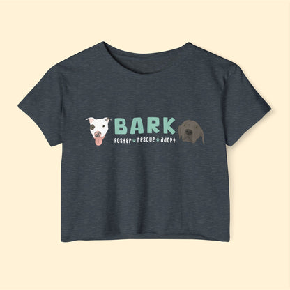 B.A.R.K. | FUNDRAISER | Women's Festival Crop Top - Detezi Designs-27981201144591319926