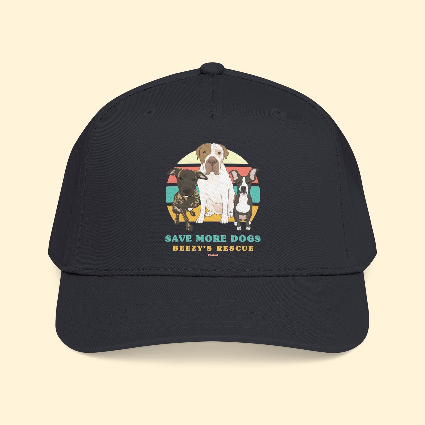 Baseball Cap | FUNDRAISER | Beezy's Rescue - Detezi Designs - 25552010887474906668