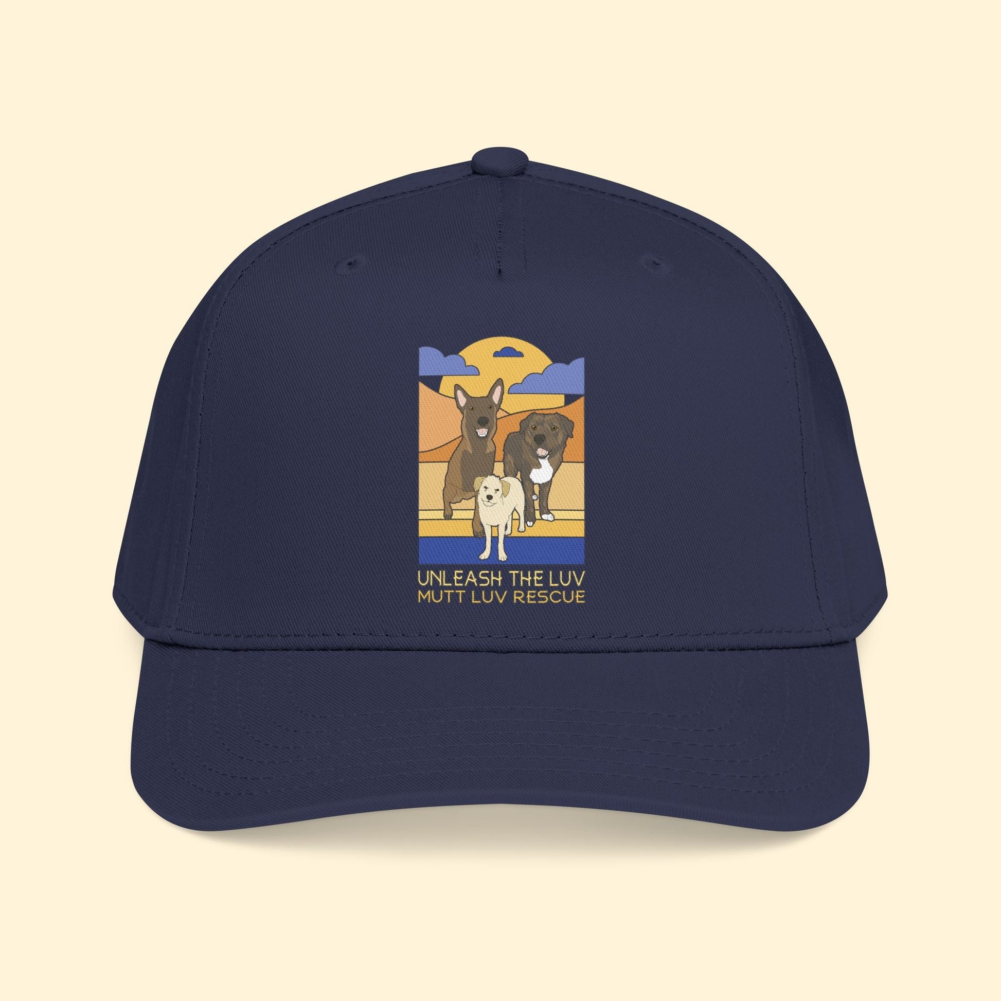 Baseball Cap | FUNDRAISER | Mutt Luv Rescue - Detezi Designs - 48595565737297041158