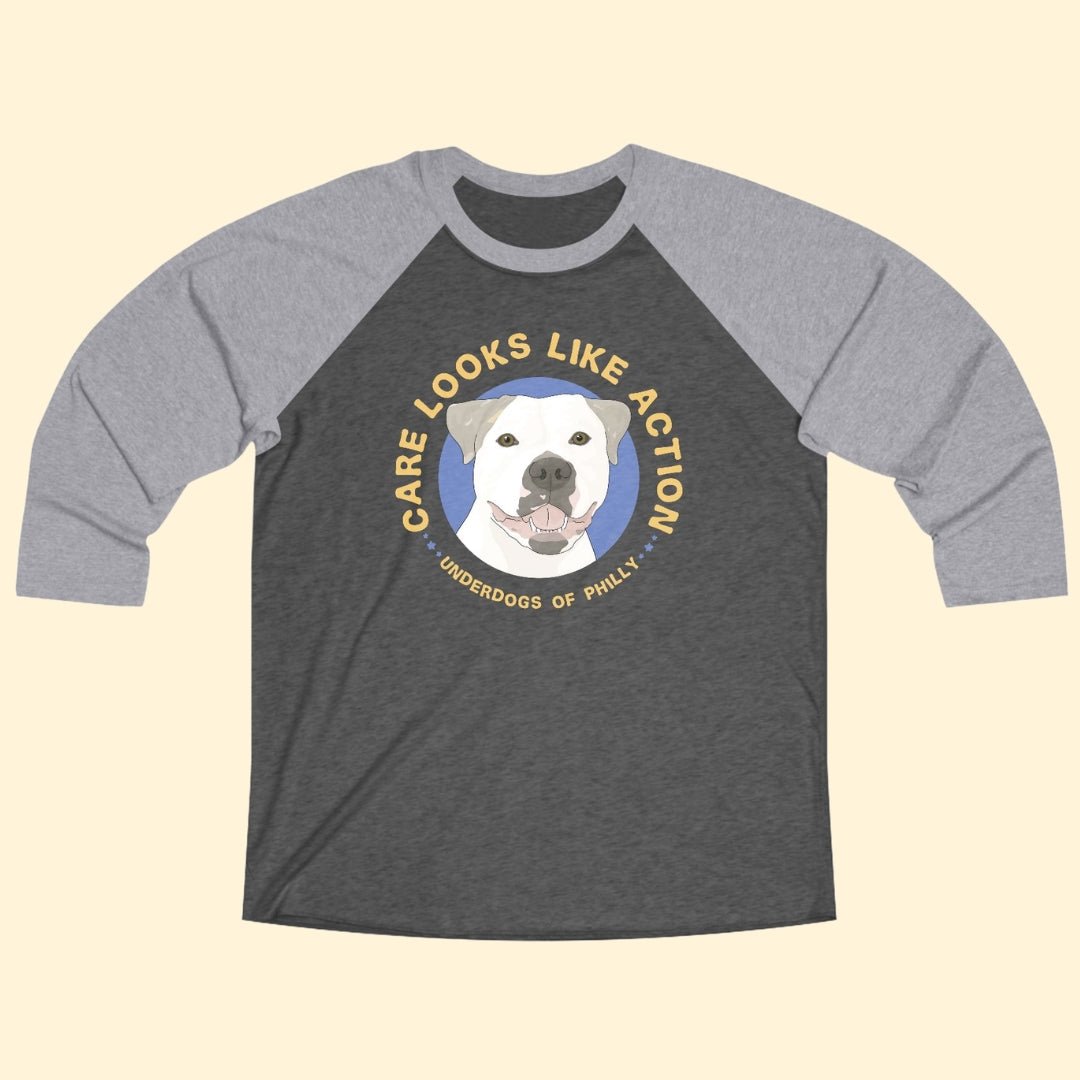 Baseball Tee | 3/4 Sleeve Unisex | FUNDRAISER | Underdogs of Philly - Detezi Designs-31718134415854422337