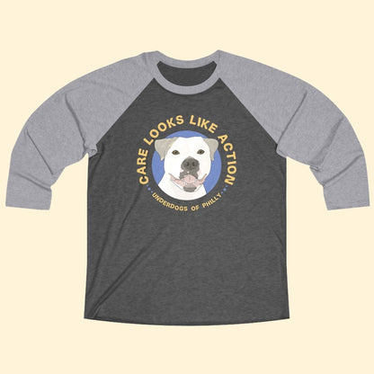 Baseball Tee | 3/4 Sleeve Unisex | FUNDRAISER | Underdogs of Philly - Detezi Designs-31718134415854422337