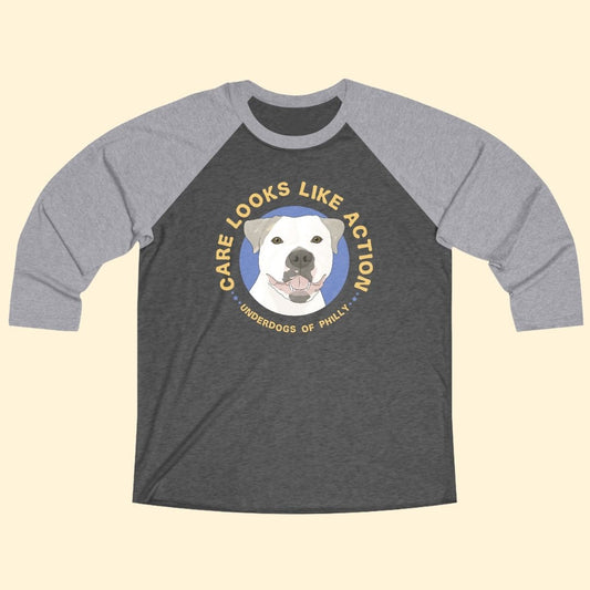 Baseball Tee | 3/4 Sleeve Unisex | FUNDRAISER | Underdogs of Philly - Detezi Designs-31718134415854422337