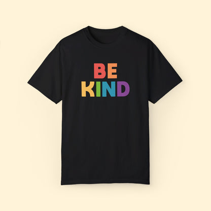 Be Kind | Comfort Colors Unisex T-shirt - Detezi Designs - 30329494414836307492