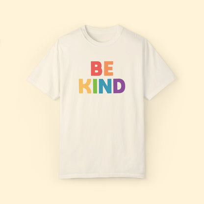 Be Kind | Comfort Colors Unisex T-shirt - Detezi Designs - 95129801629259969253