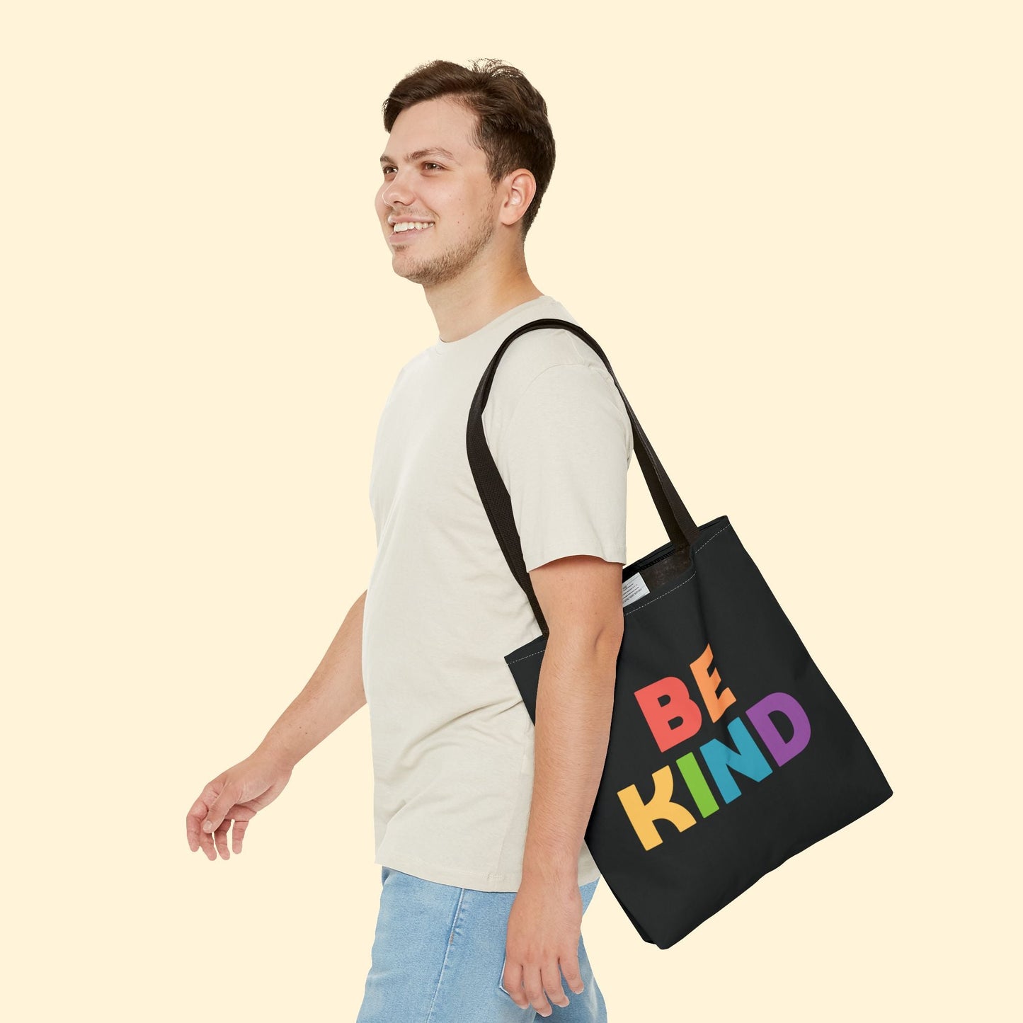 Be Kind Rainbow | Tote Bag - Detezi Designs - 31674084581339391244