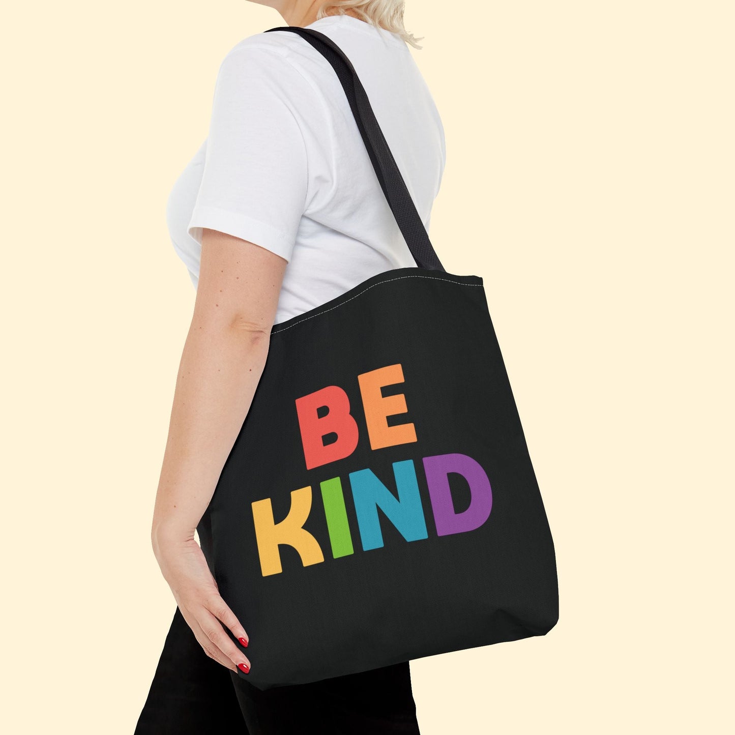 Be Kind Rainbow | Tote Bag - Detezi Designs - 43497094569546269157