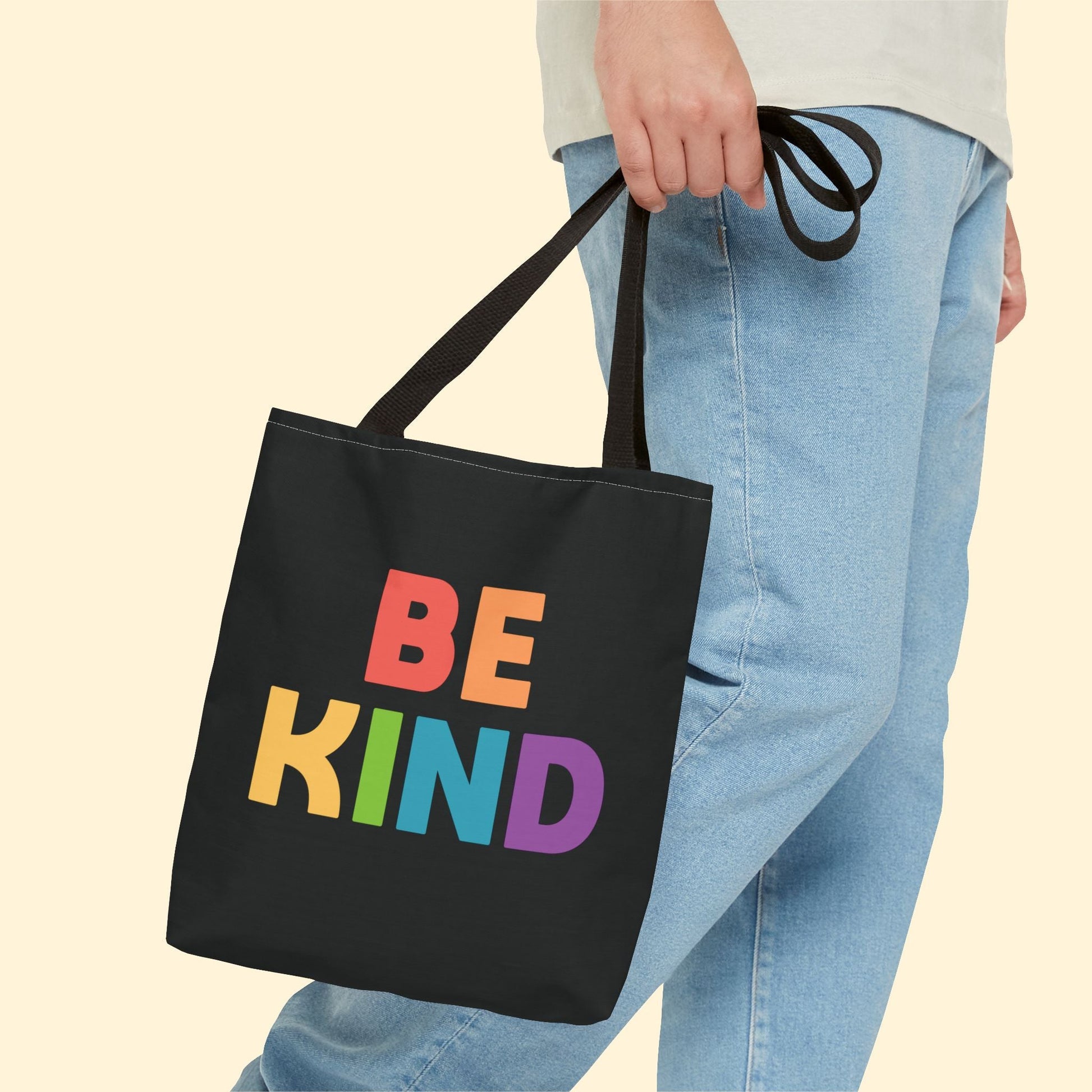 Be Kind Rainbow | Tote Bag - Detezi Designs - 43497094569546269157