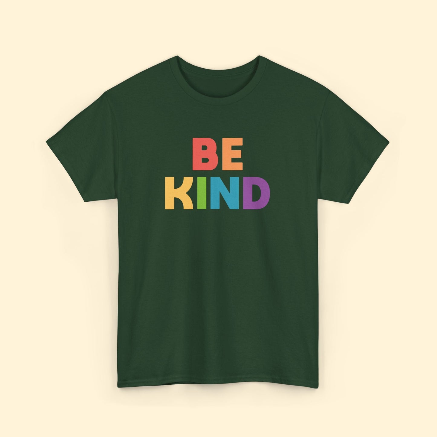 Be Kind Rainbow | Unisex Tee - Detezi Designs - 17173082877388978922