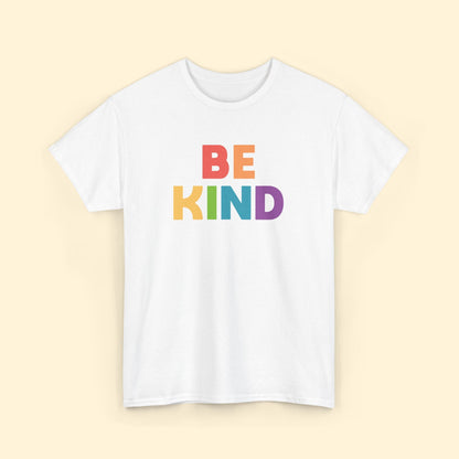 Be Kind Rainbow | Unisex Tee - Detezi Designs - 20491883350390894652