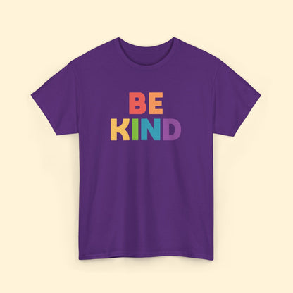 Be Kind Rainbow | Unisex Tee - Detezi Designs - 40811622181290128740