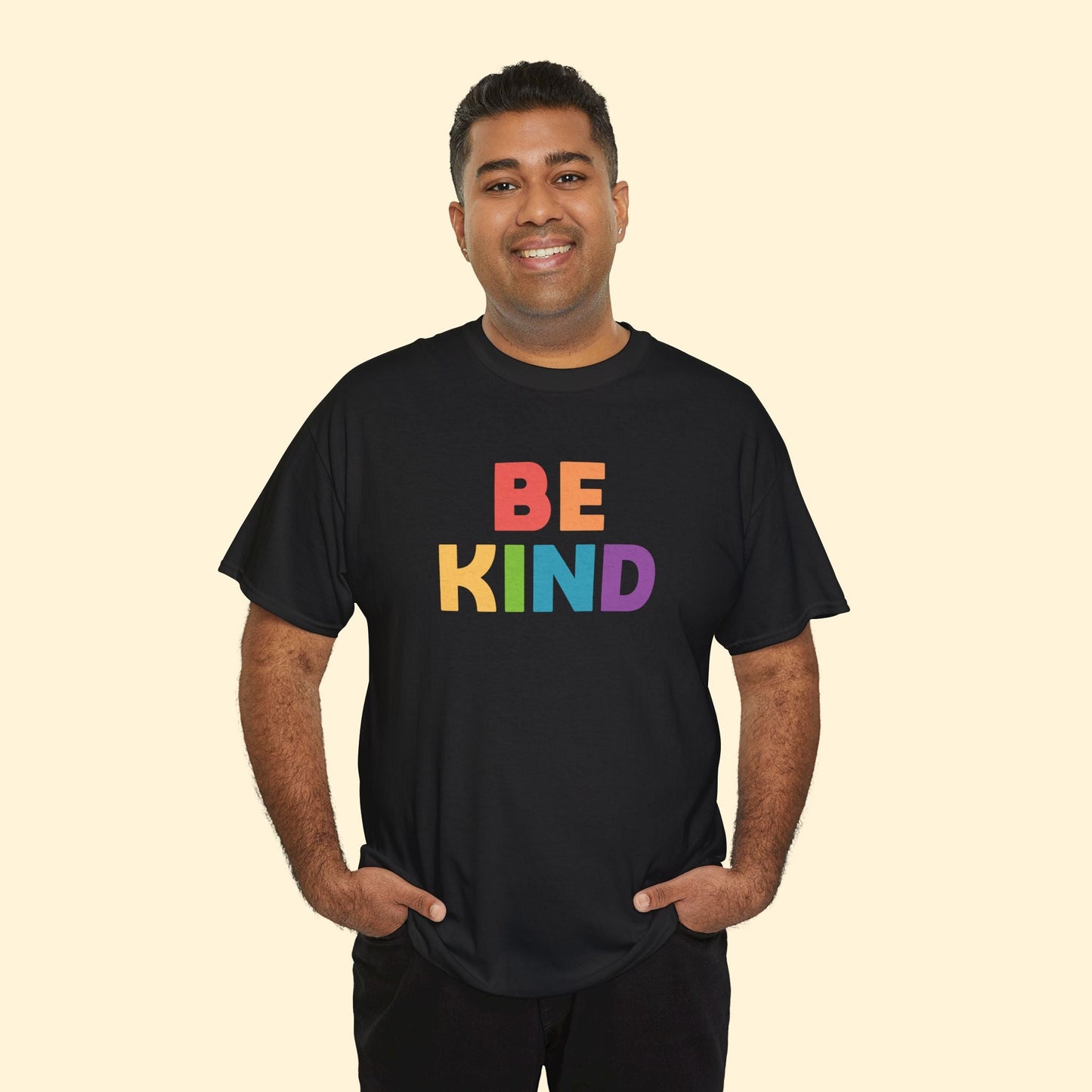 Be Kind Rainbow | Unisex Tee - Detezi Designs - 40811622181290128740