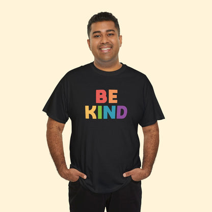 Be Kind Rainbow | Unisex Tee - Detezi Designs - 40811622181290128740