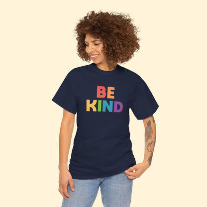 Be Kind Rainbow | Unisex Tee - Detezi Designs - 40811622181290128740