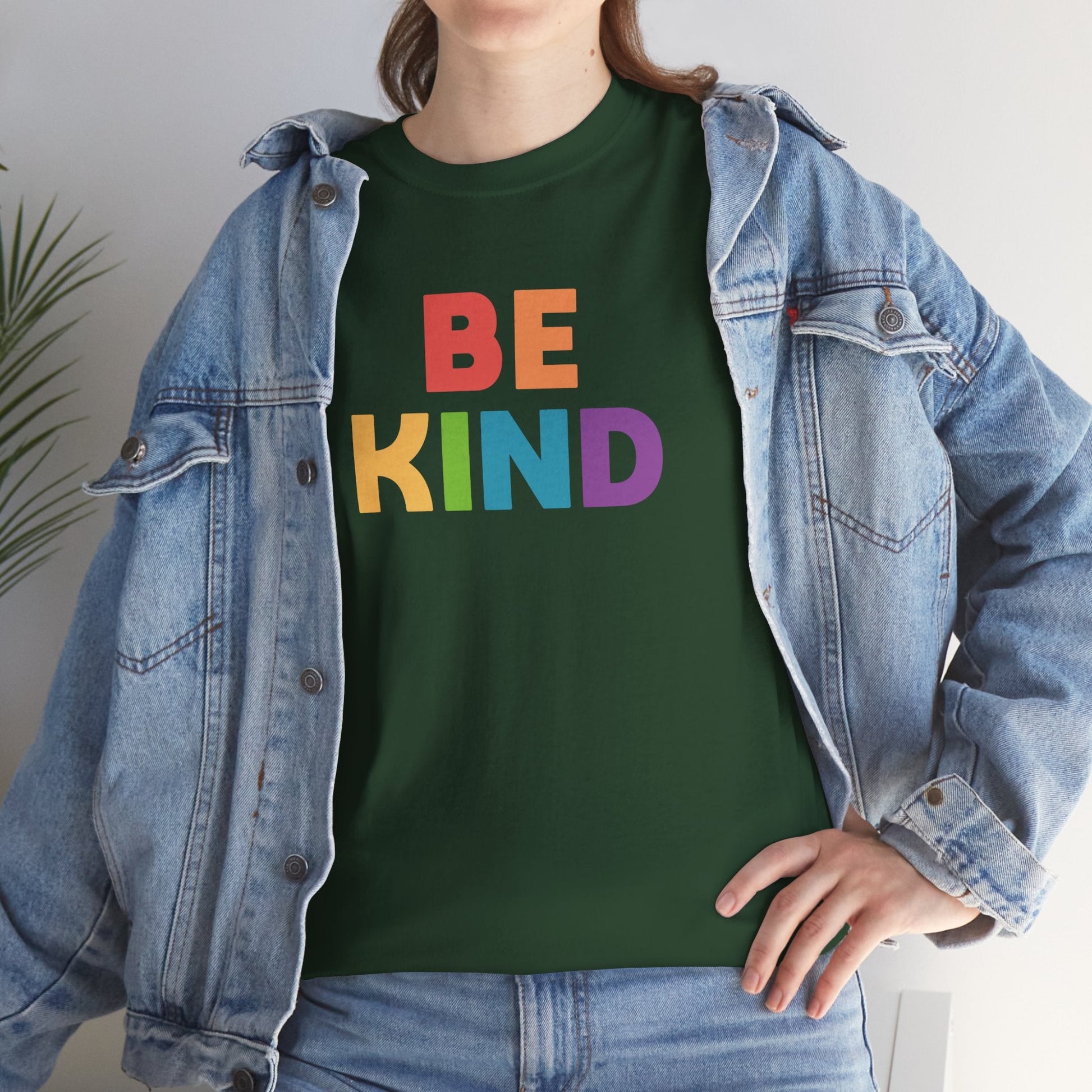 Be Kind Rainbow | Unisex Tee - Detezi Designs - 40811622181290128740
