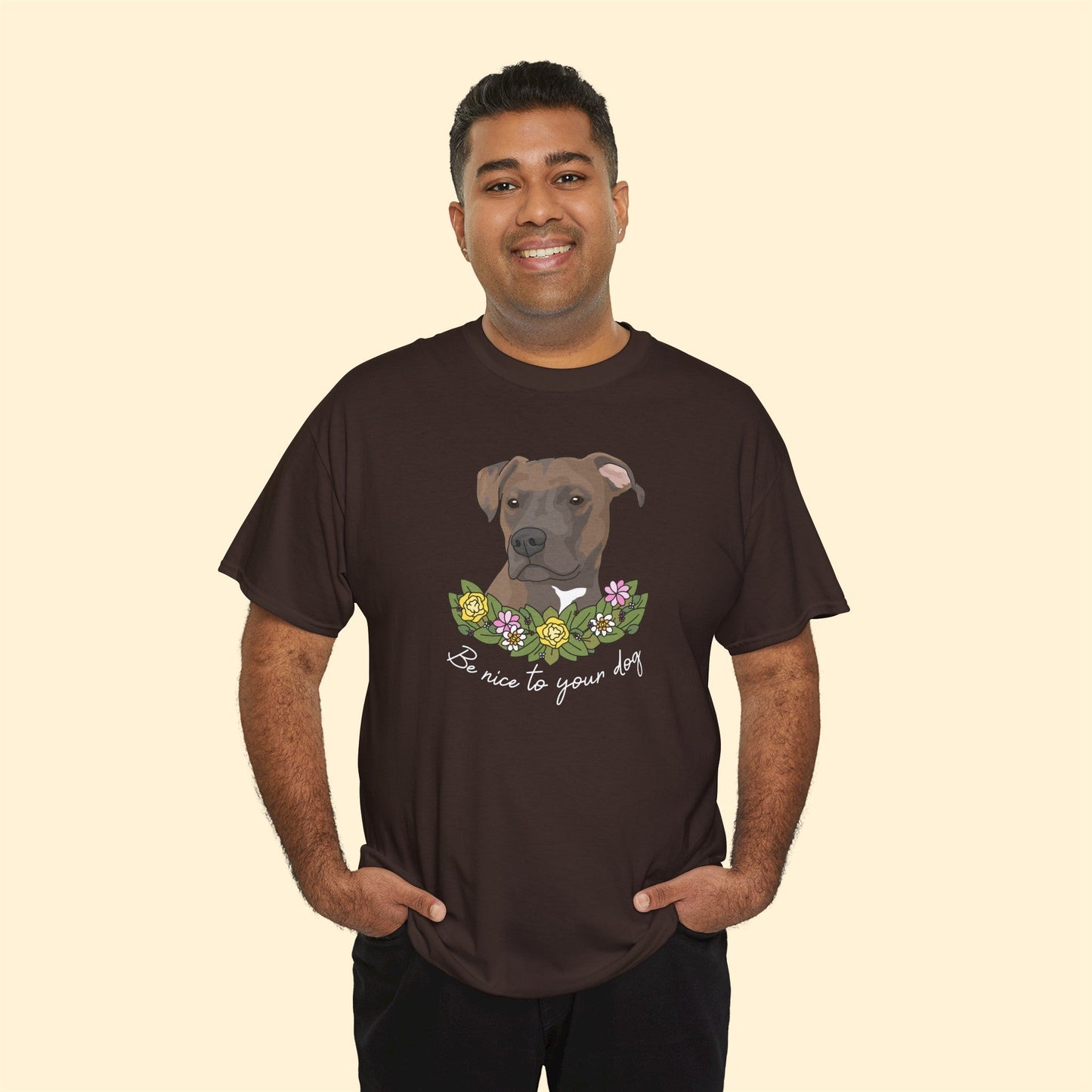 Be Nice to Your Dog | T-shirt - Detezi Designs-69861543300021084124