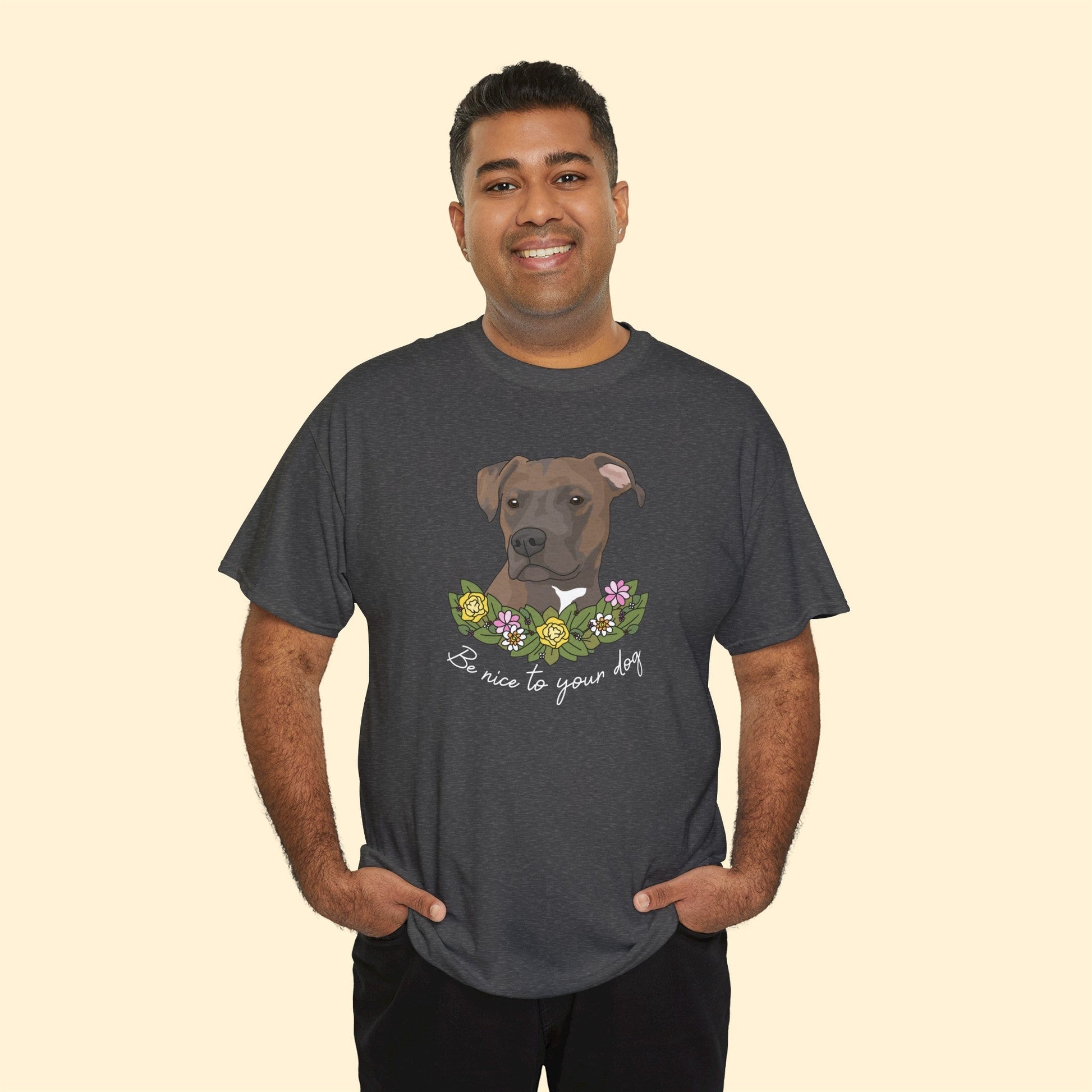 Be Nice to Your Dog | T-shirt - Detezi Designs-69861543300021084124