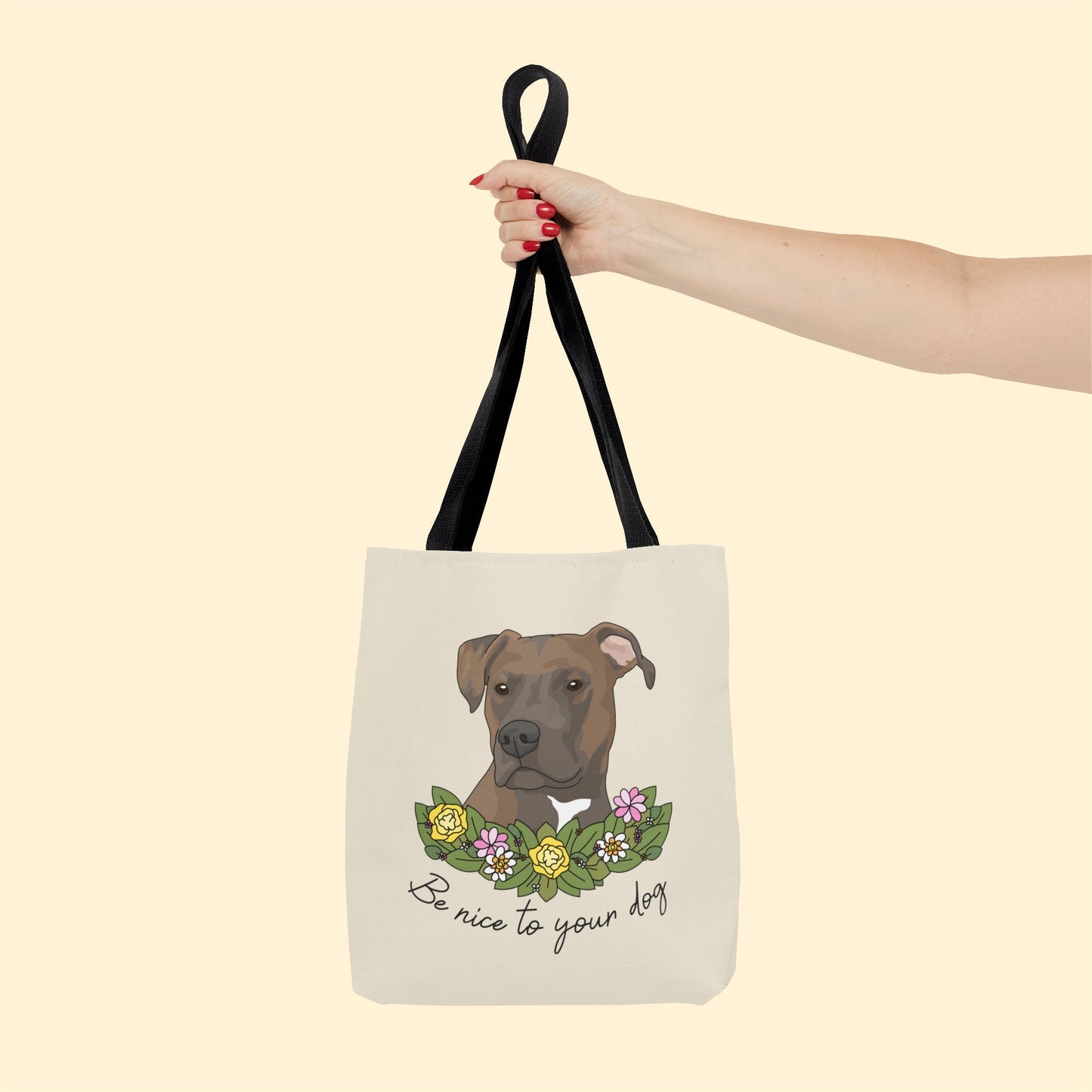 Be Nice to Your Dog | Tote Bag - Detezi Designs-22545442583715044681