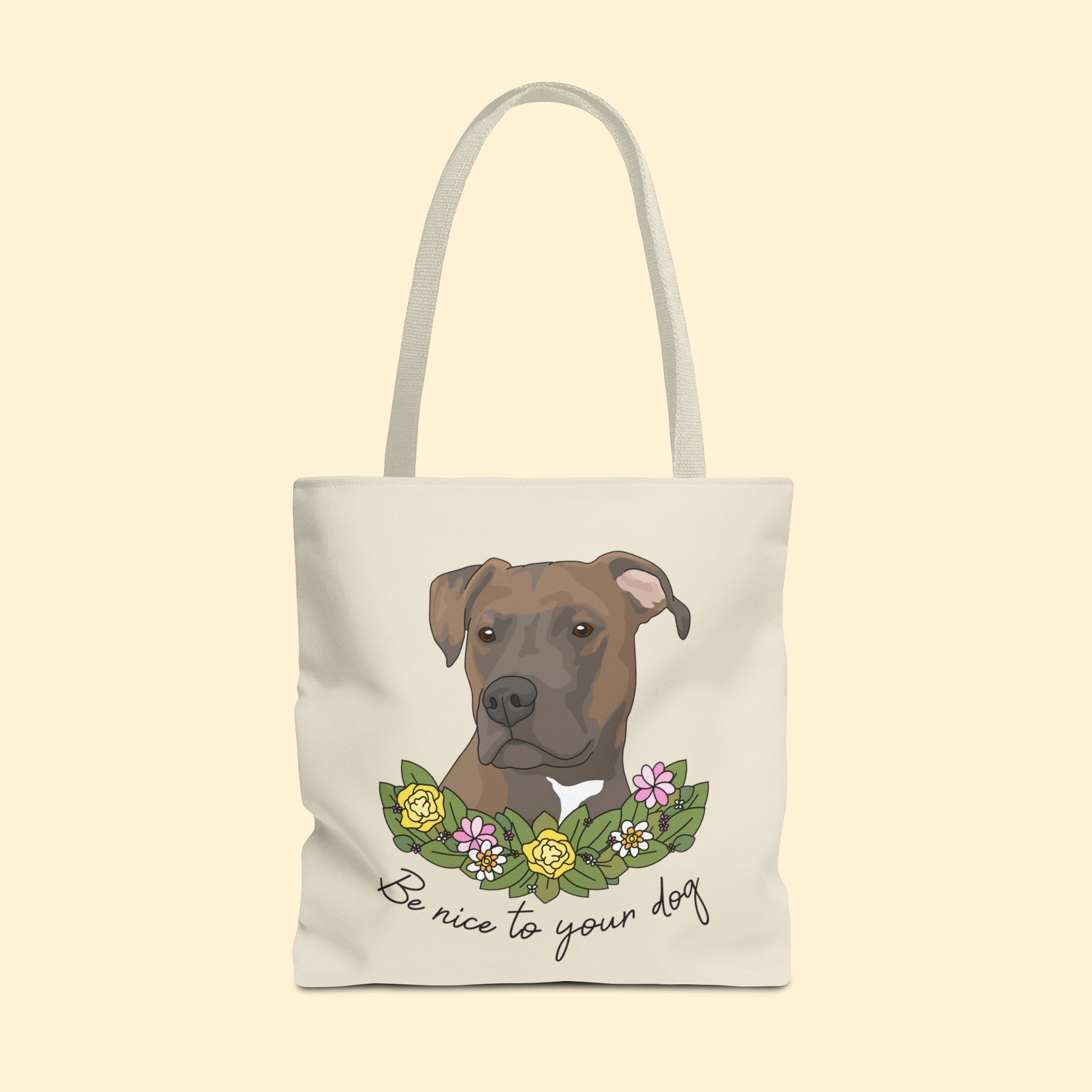 Be Nice to Your Dog | Tote Bag - Detezi Designs-22545442583715044681