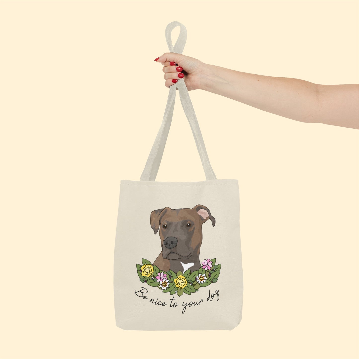 Be Nice to Your Dog | Tote Bag - Detezi Designs-22545442583715044681