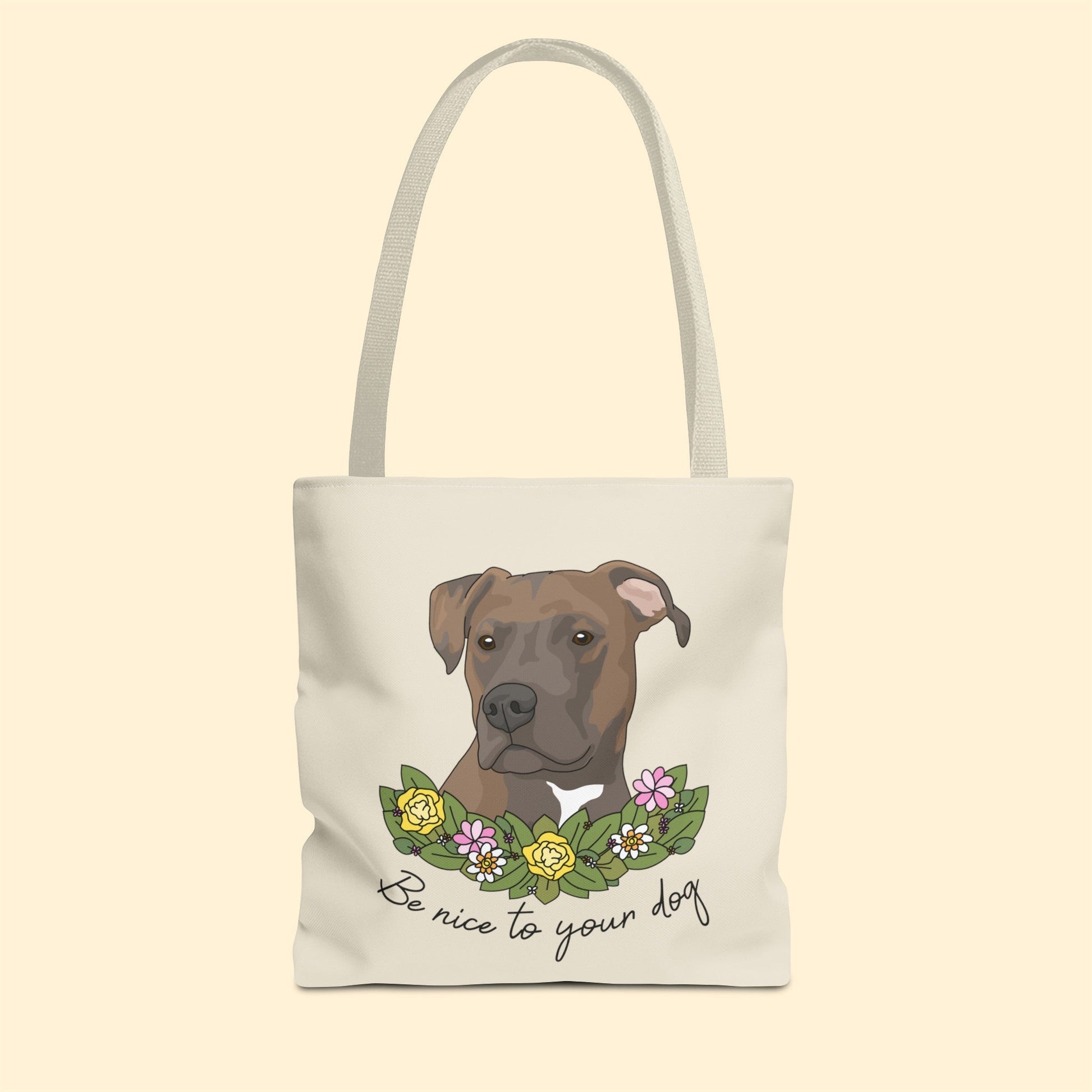 Be Nice to Your Dog | Tote Bag - Detezi Designs-24263925951674874482