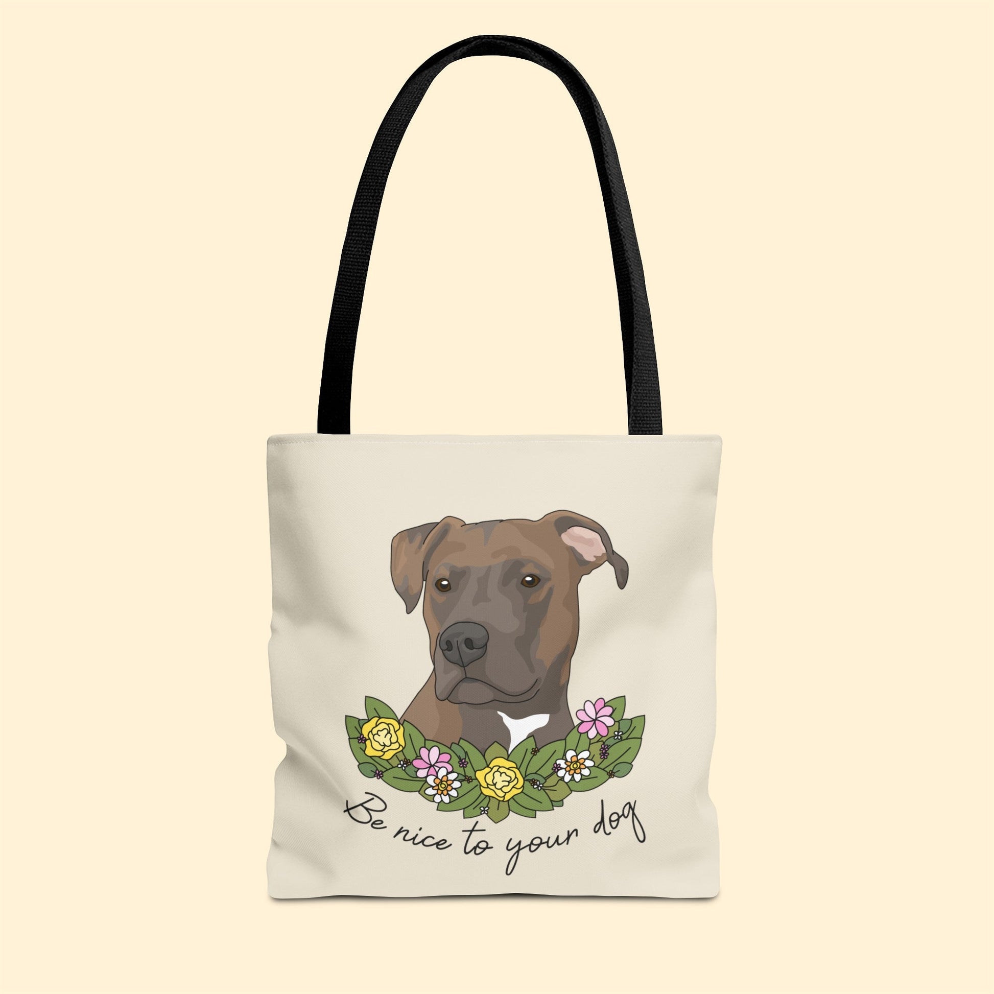 Be Nice to Your Dog | Tote Bag - Detezi Designs-24441758644642725993