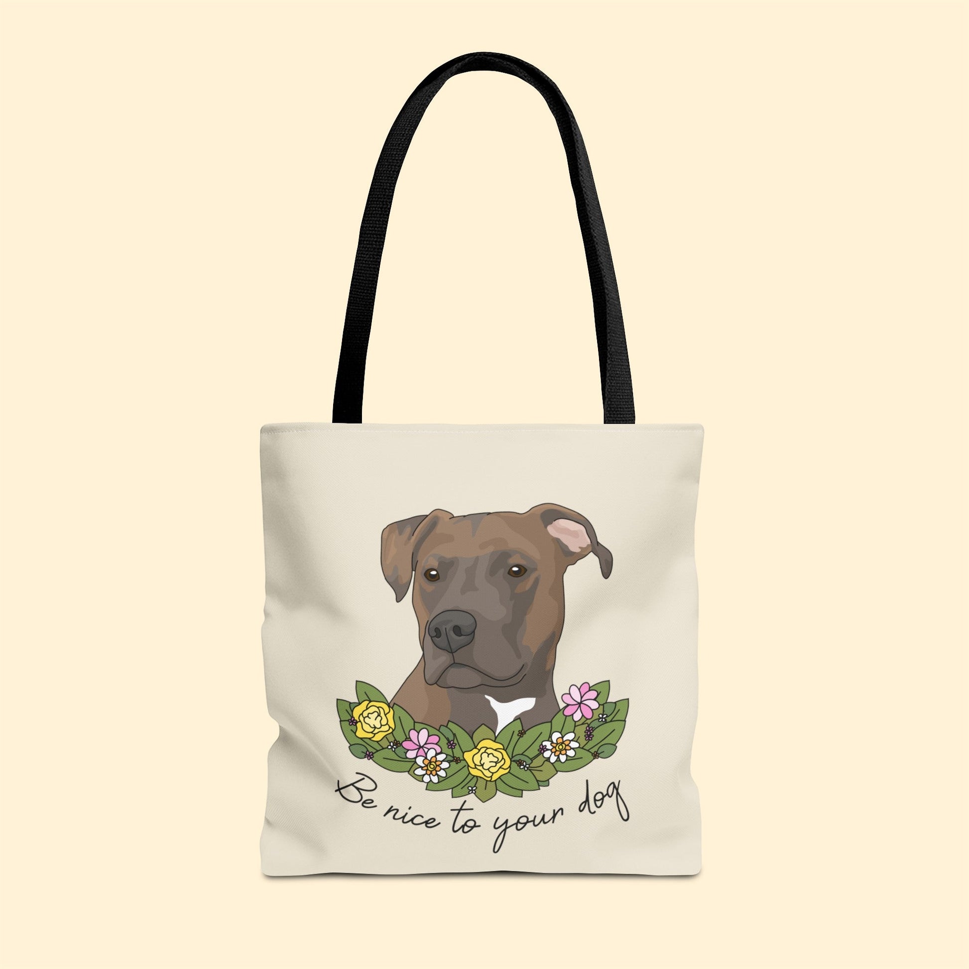 Be Nice to Your Dog | Tote Bag - Detezi Designs-24537025555498841663