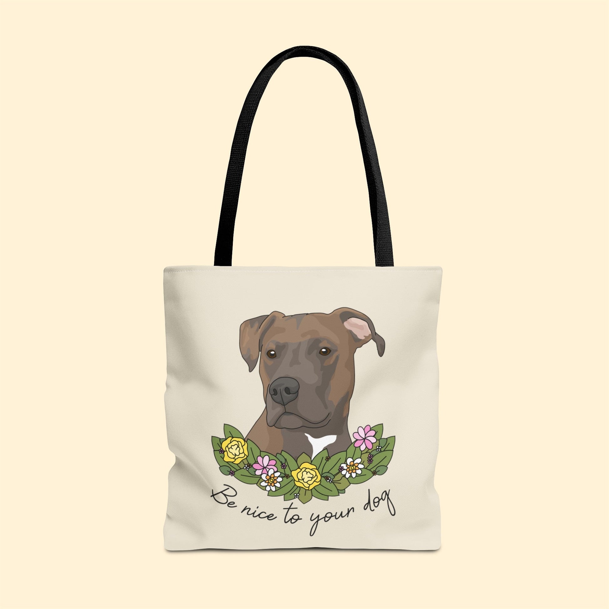 Be Nice to Your Dog | Tote Bag - Detezi Designs-33276277063765159053