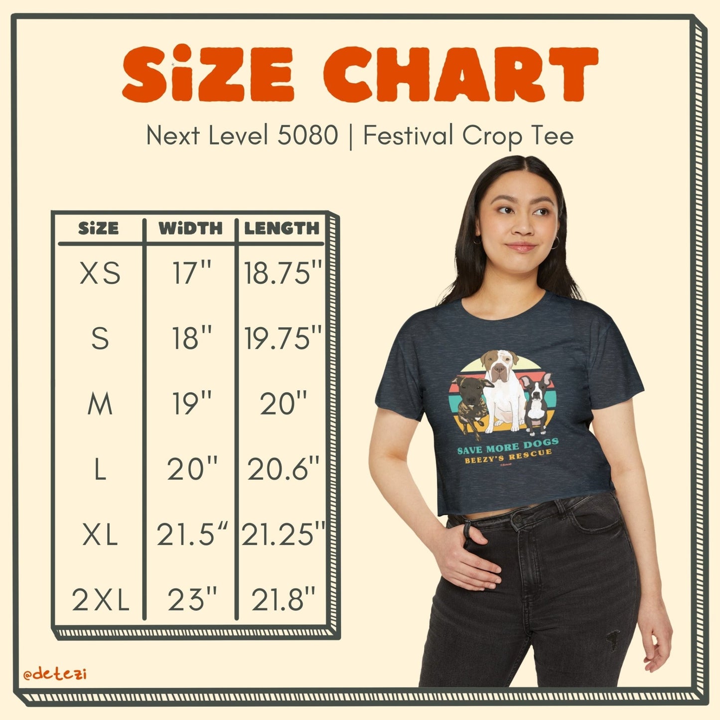 Beezy's Rescue | FUNDRAISER | Festival Crop Top - Detezi Designs - 18295412860998682645