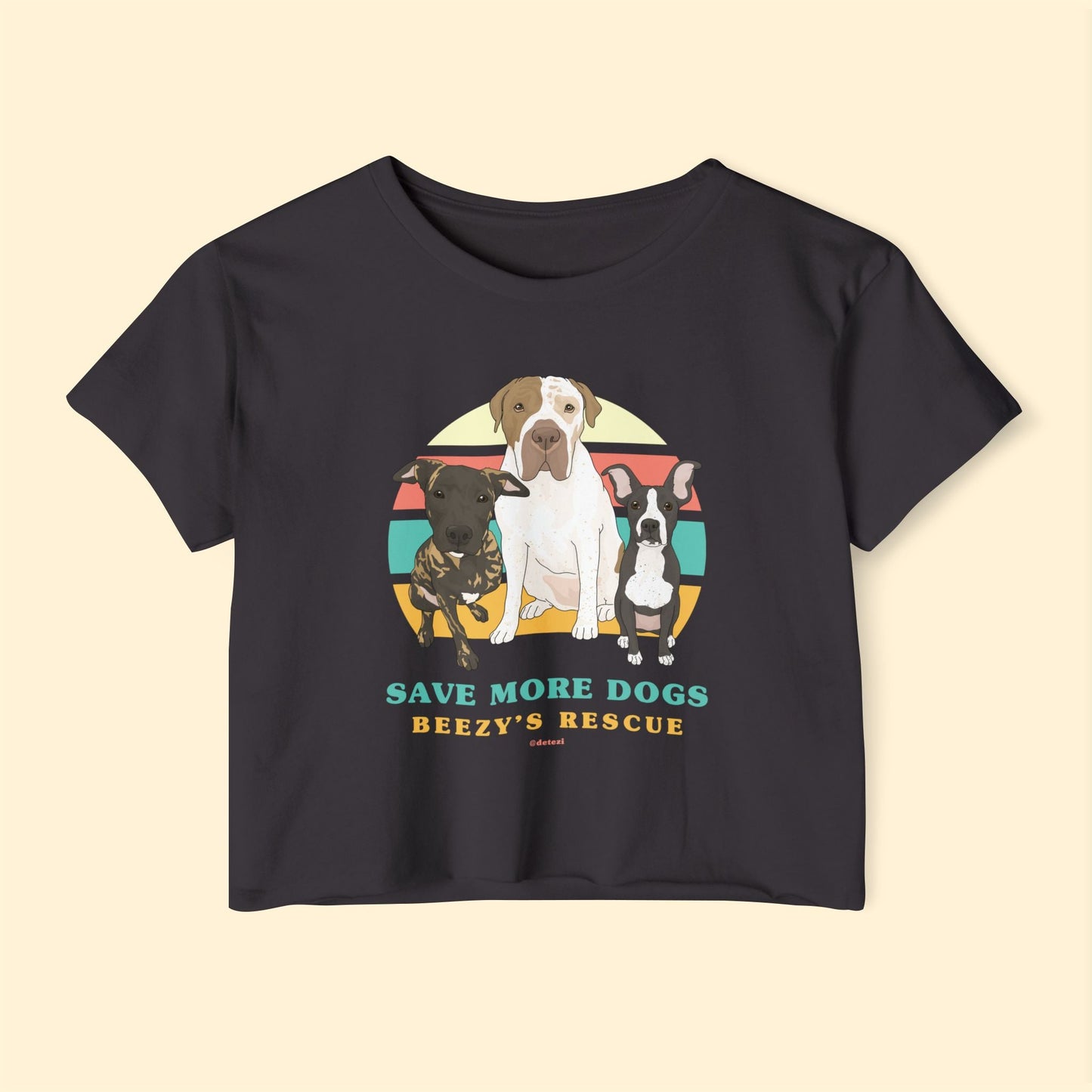 Beezy's Rescue | FUNDRAISER | Festival Crop Top - Detezi Designs - 31842049404617926667