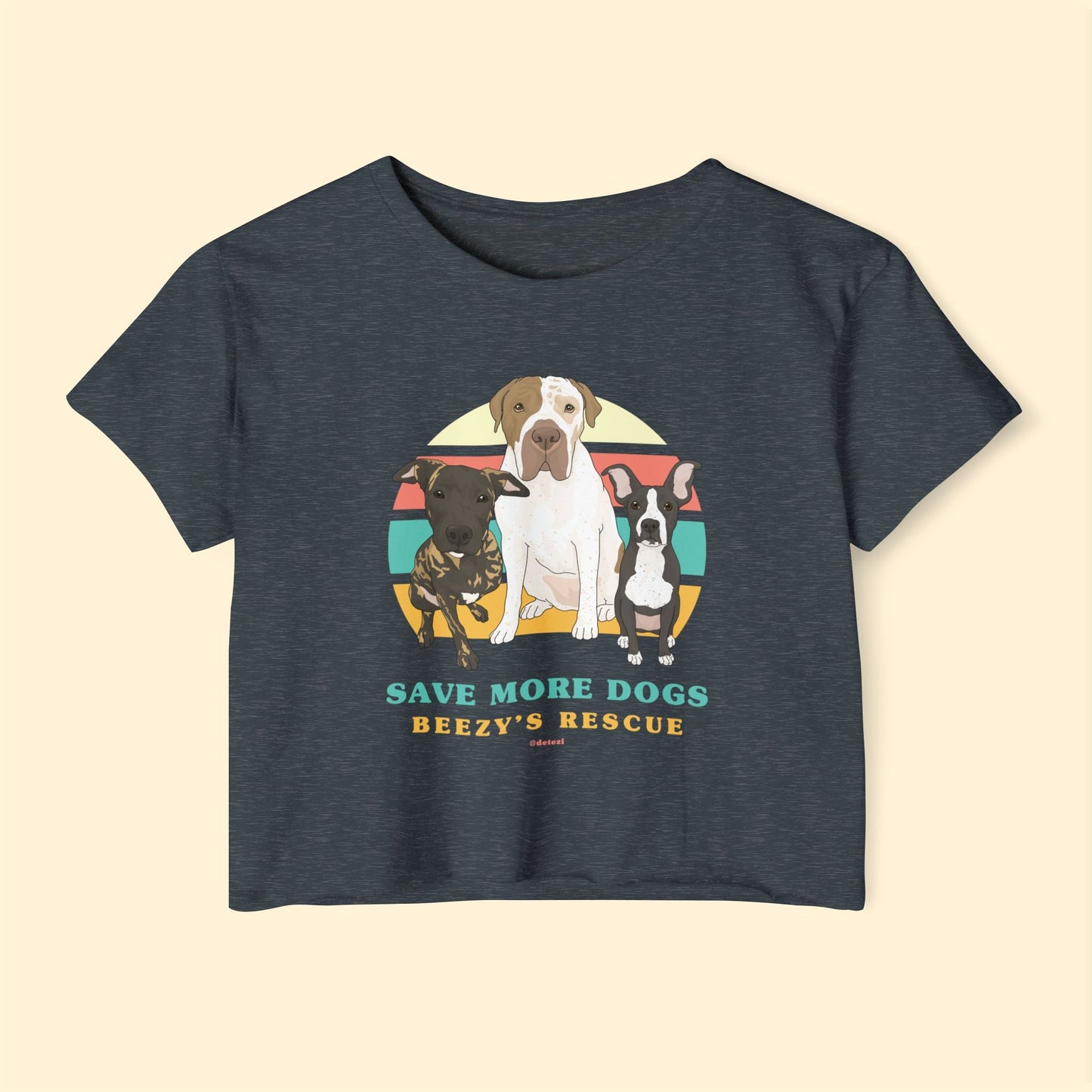 Beezy's Rescue | FUNDRAISER | Festival Crop Top - Detezi Designs - 64877791981165398731