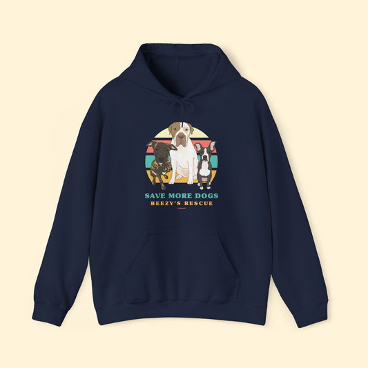 Beezy's Rescue | FUNDRAISER | Hooded Sweatshirt - Detezi Designs - 13491847068630956059