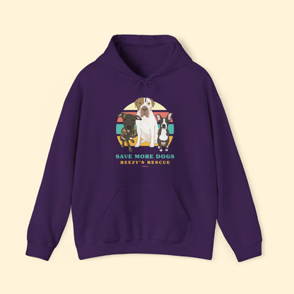 Beezy's Rescue | FUNDRAISER | Hooded Sweatshirt - Detezi Designs - 23822340949651652356