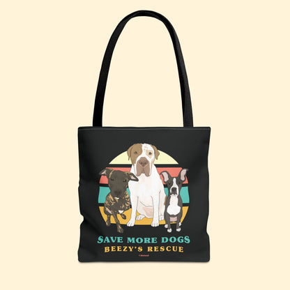 Beezy's Rescue | FUNDRAISER | Tote Bag - Detezi Designs - 16119924316465318947