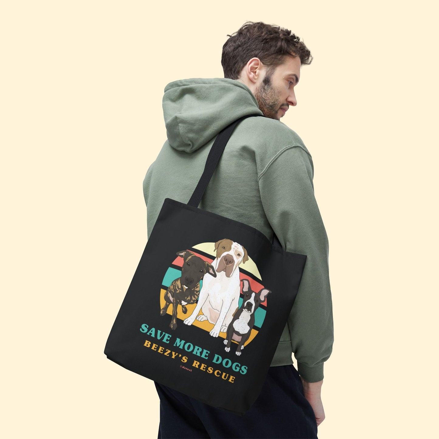 Beezy's Rescue | FUNDRAISER | Tote Bag - Detezi Designs - 57553852084496608472