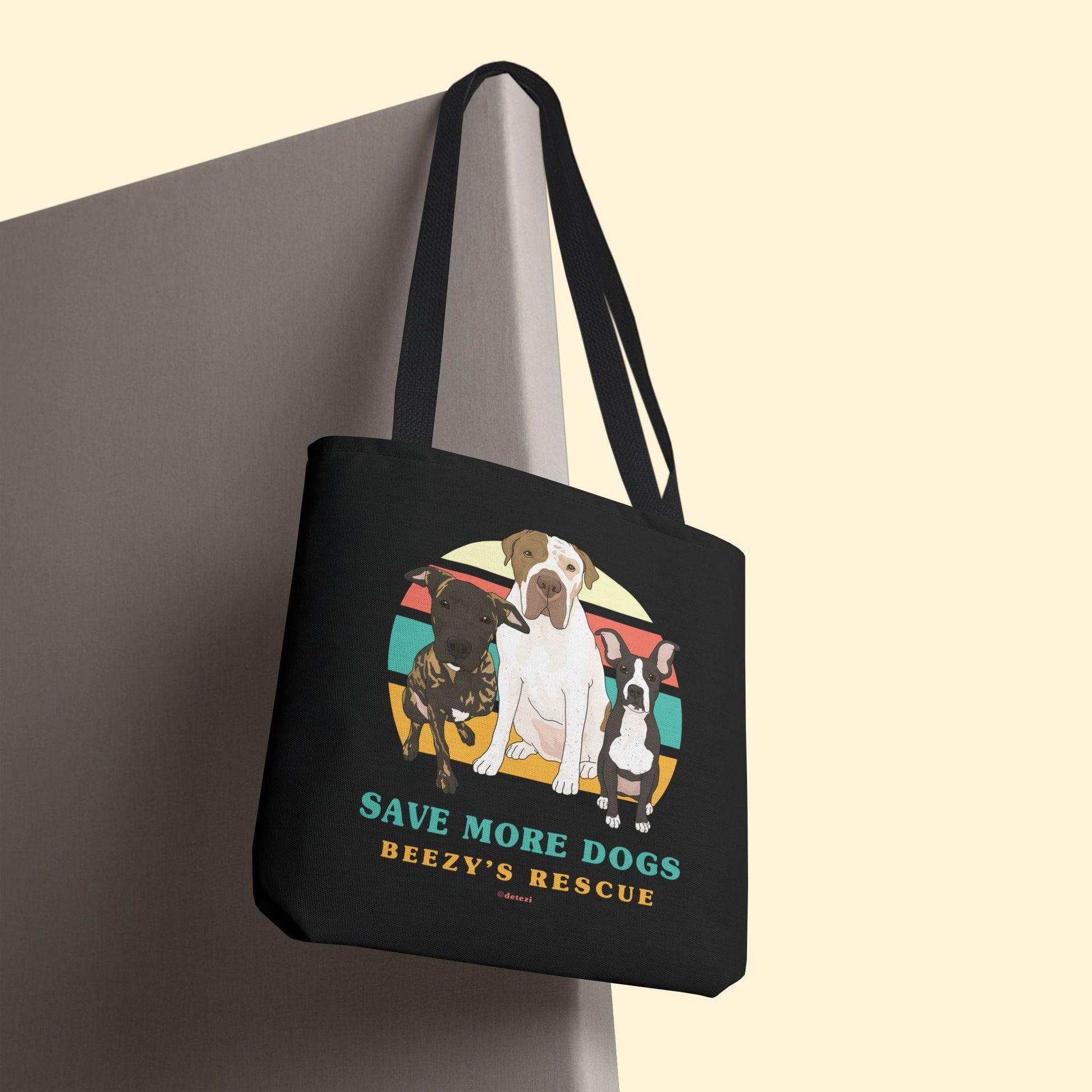 Beezy's Rescue | FUNDRAISER | Tote Bag - Detezi Designs - 57553852084496608472